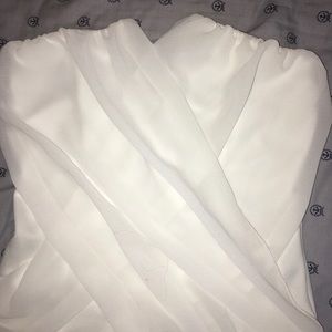 White blouse from Charlotte Russe